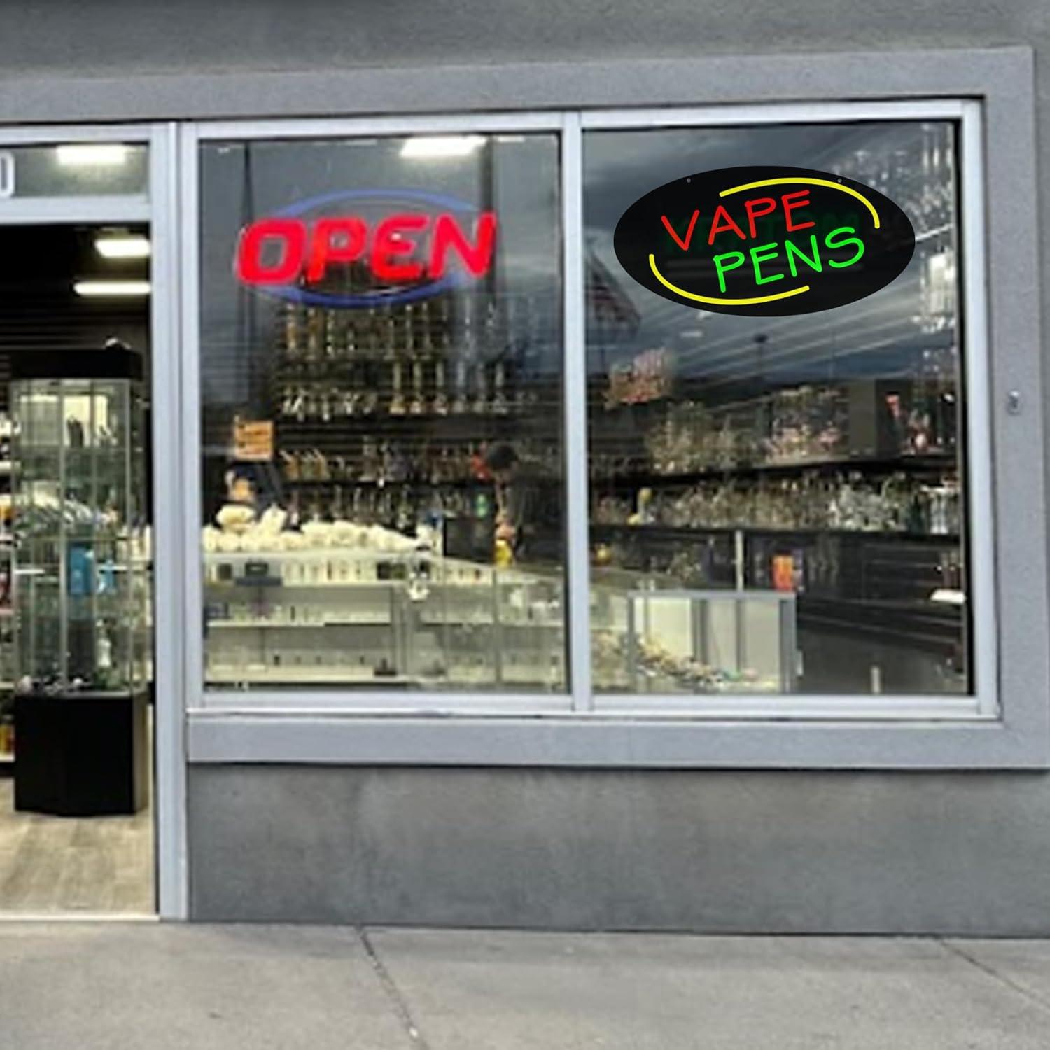 ベープペンネオンサイン調光可能なLEDライト、ベープショップ - Vaping Store のレビューと価格