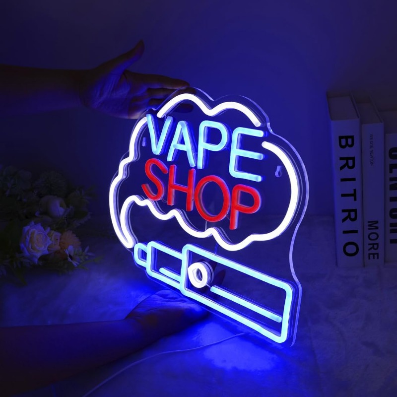 LEDネオンサイン,タバコ店,窓ディスプレイ,ガレージ,男の - Vaping Store のレビューと価格