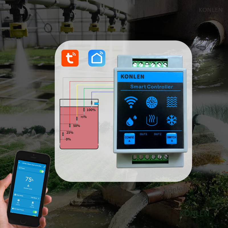 KONLEN Tuya 水位センサー WIFI スマートホー - Vaping Area のレビューと価格