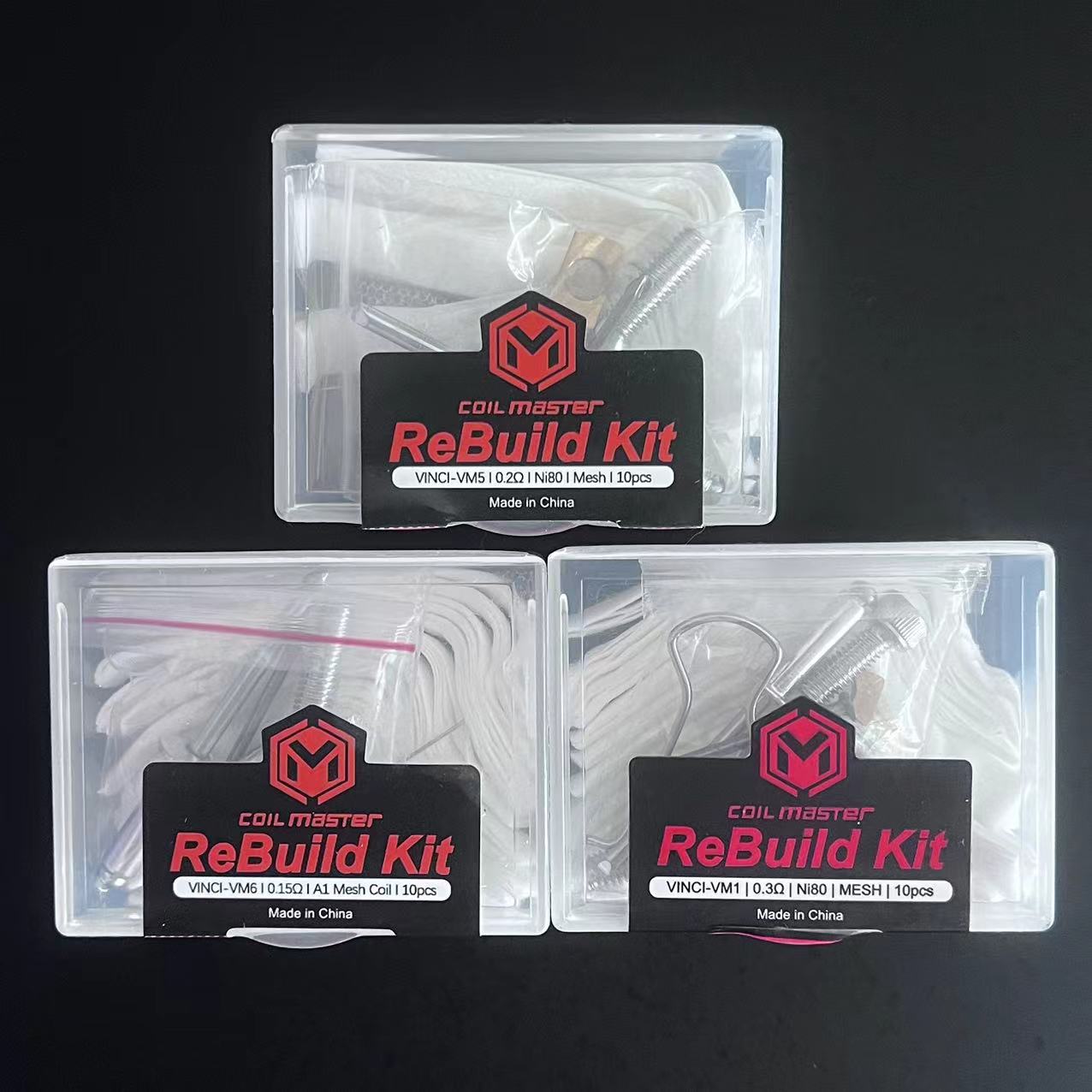 エア再構成可能なメッシュコイルキット、コットンハンドツール、 - Coil Building Kit のレビューと価格