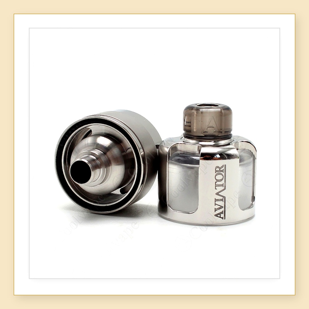 アビエイタースタイル RTA ベイプアトマイザー - 3.5 - Vaping Air のレビューと価格