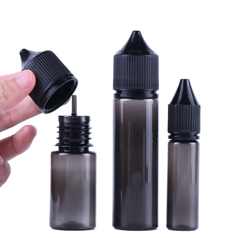 プラスチック製の空のスポイトボトル,5個,10 ml, 15 - Juice Bottle Dropper のレビューと価格