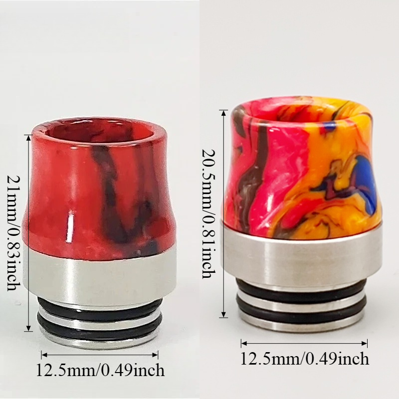 1PC/2PCS 810 ドリップチップステンレス鋼樹脂製ア - Vape Accessory のレビューと価格