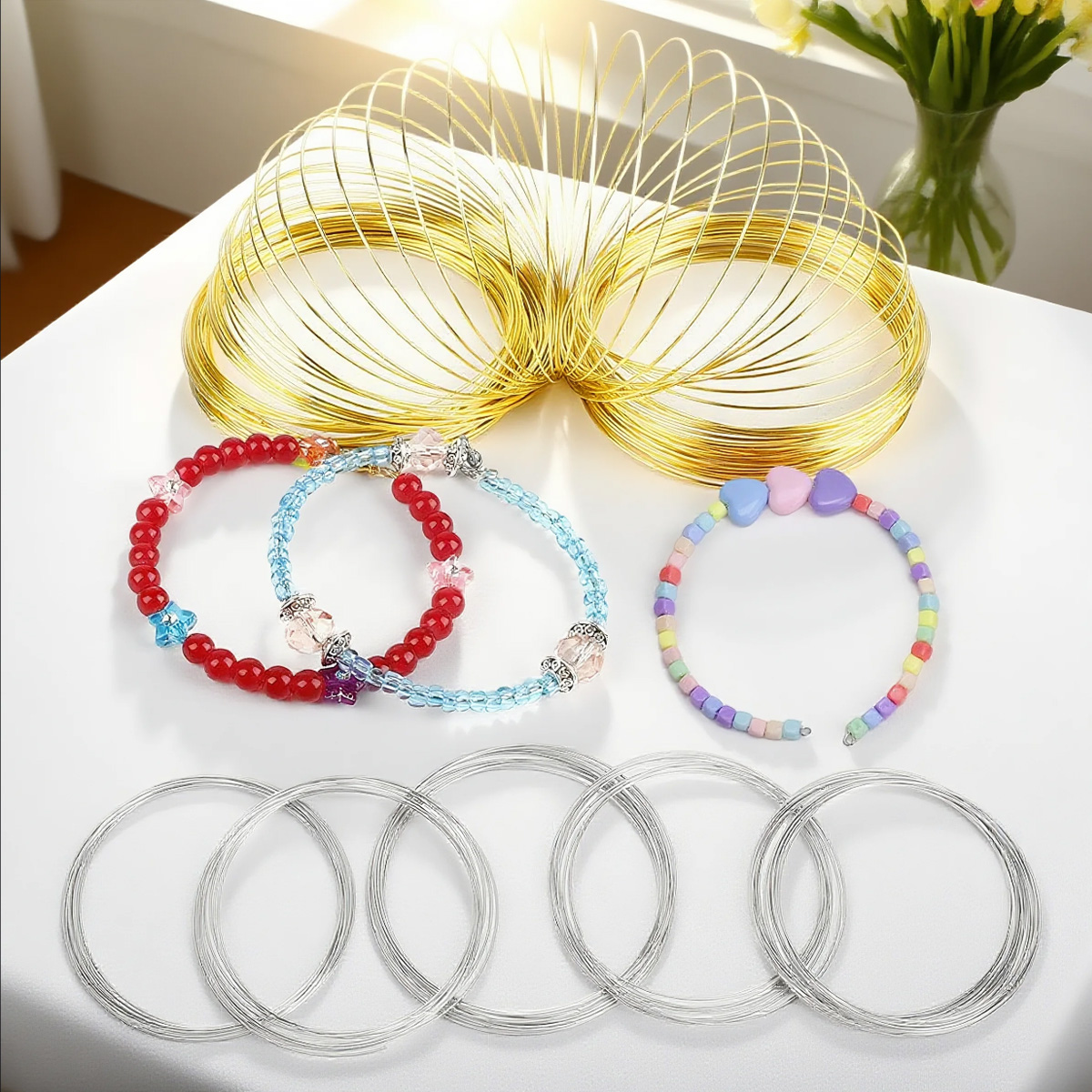 0.6mm ステンレス メモリーワイヤー コイル 100ルー - Coil Building Kit のレビューと価格