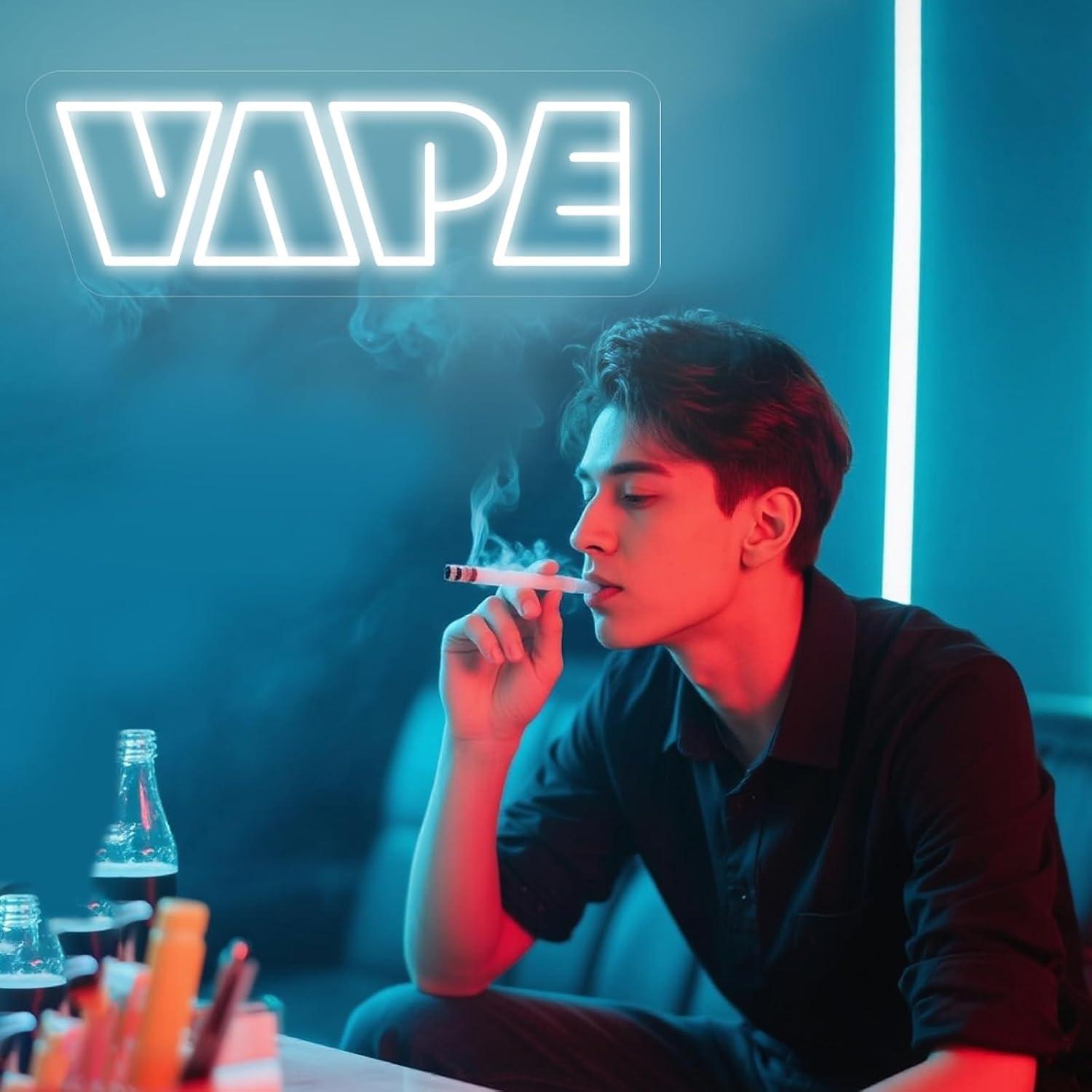 VAPE ネオンサイン USB 調光可能な LED ライト  - Vaping Store のレビューと価格