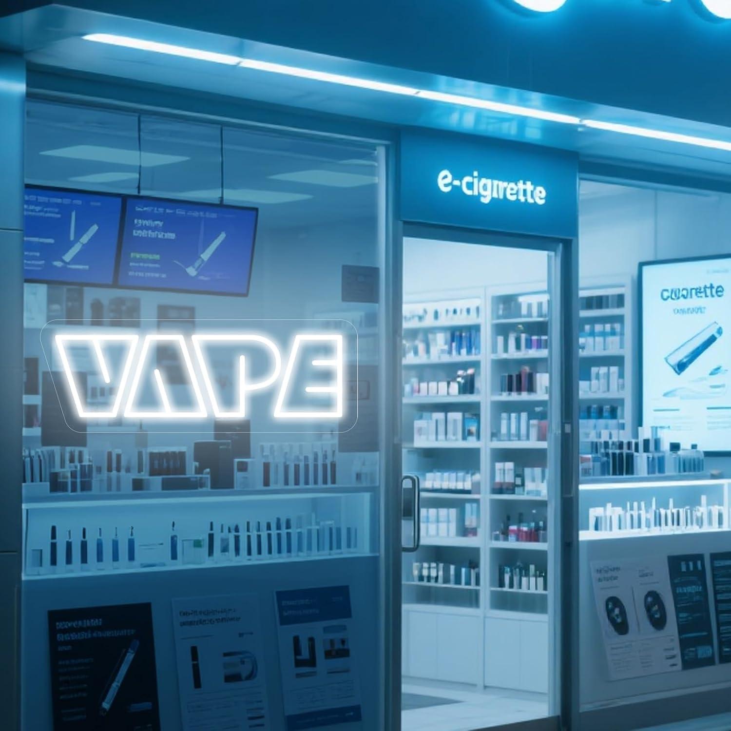VAPE ネオンサイン USB 調光可能な LED ライト  - Vaping Store のレビューと価格