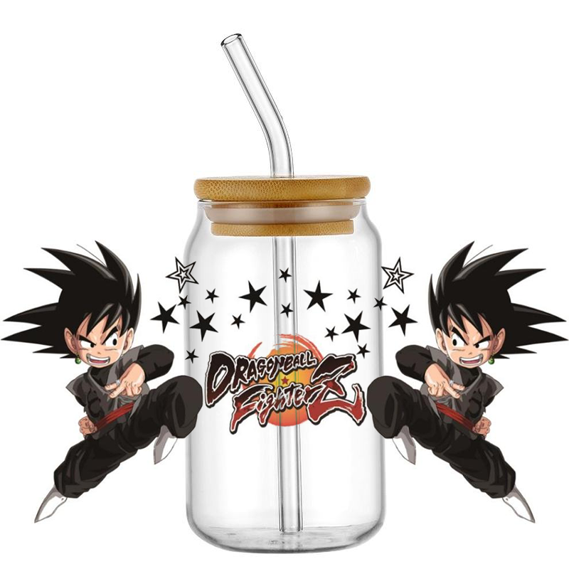 ドラゴンボール柄 16オンス UV DTF カップラップステ - Rdta Tank Glass のレビューと価格