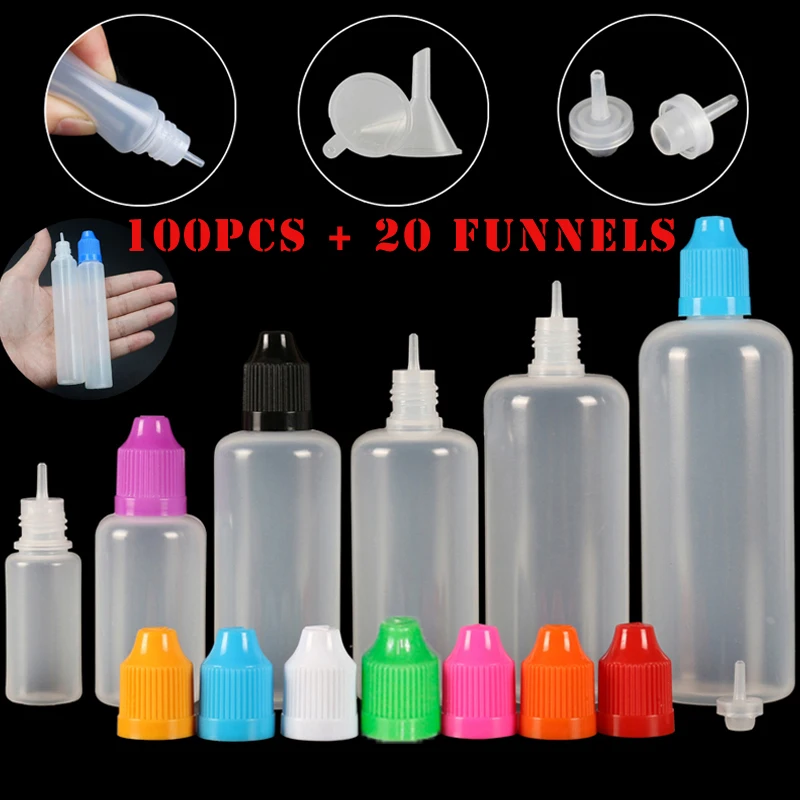100 個 3/5/10/15/20/30/50/100/1 - Juice Bottle Dropper のレビューと価格