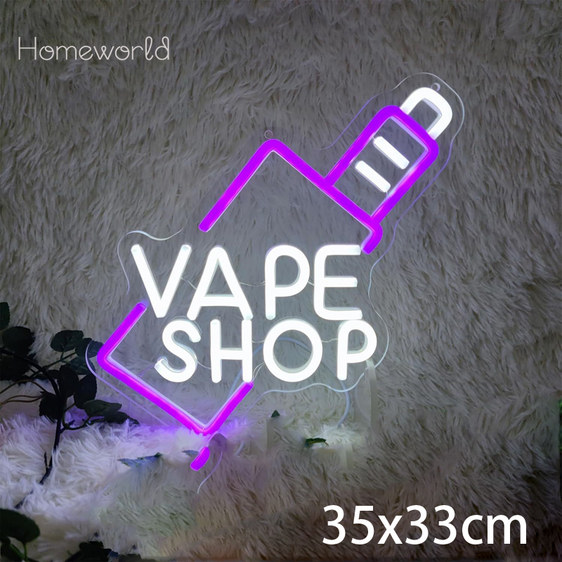 VAPE ショップ ネオンサイン スモークショップ LED  - Vaping Store のレビューと価格