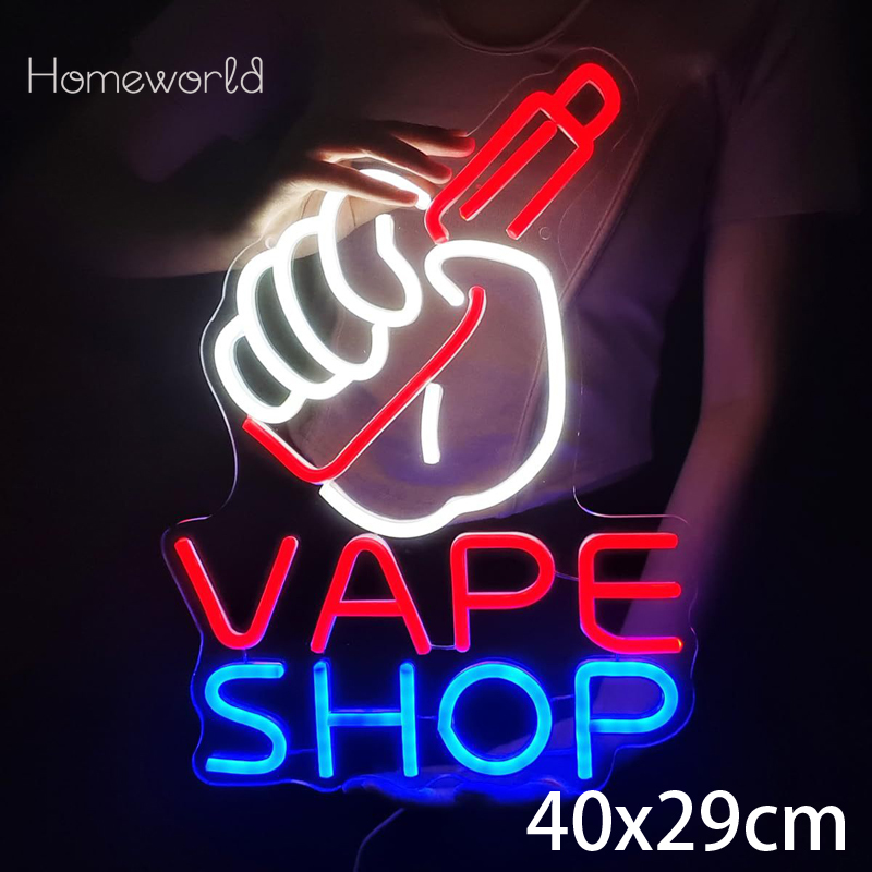VAPE ショップ ネオンサイン スモークショップ LED  - Vaping Store のレビューと価格
