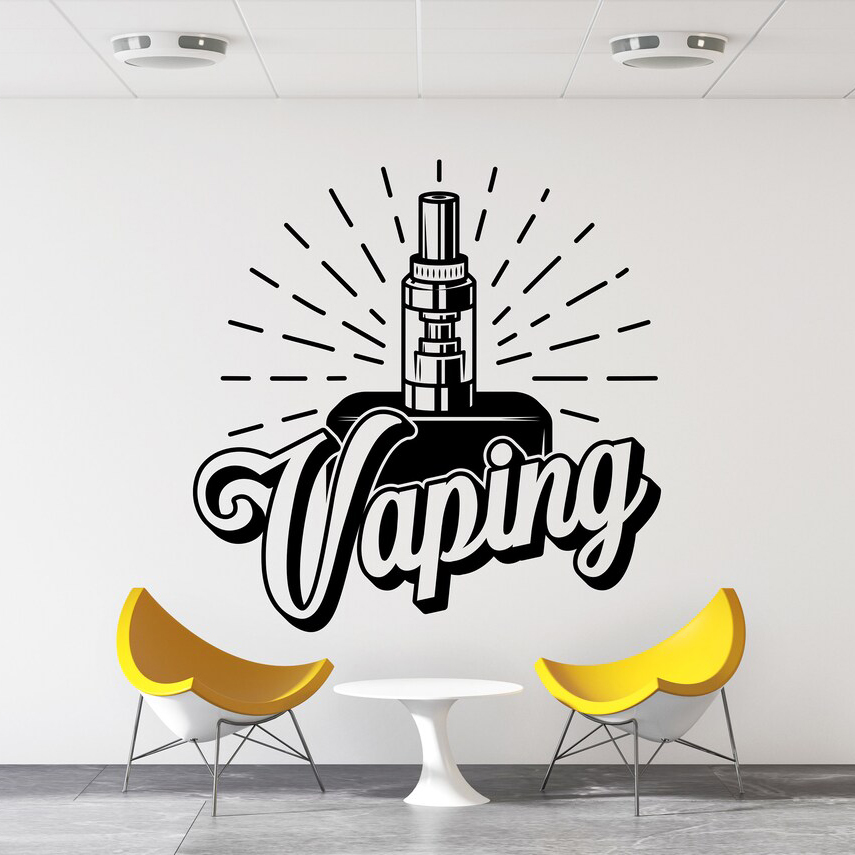 ビニールvape-壁の装飾,窓のステッカー,蒸気の装飾,スト - Vaping Store のレビューと価格