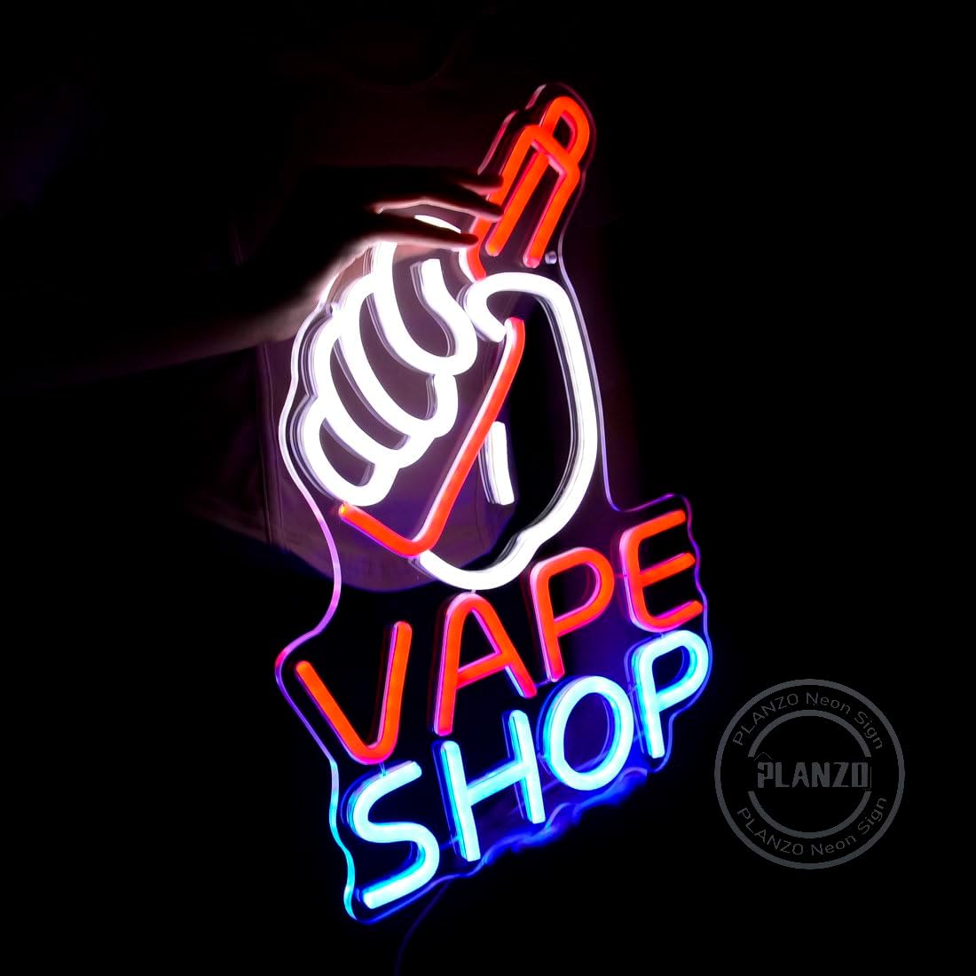 VAPEショップ ネオンサイン 煙草店用 LEDライトアップ - Vaping Store のレビューと価格