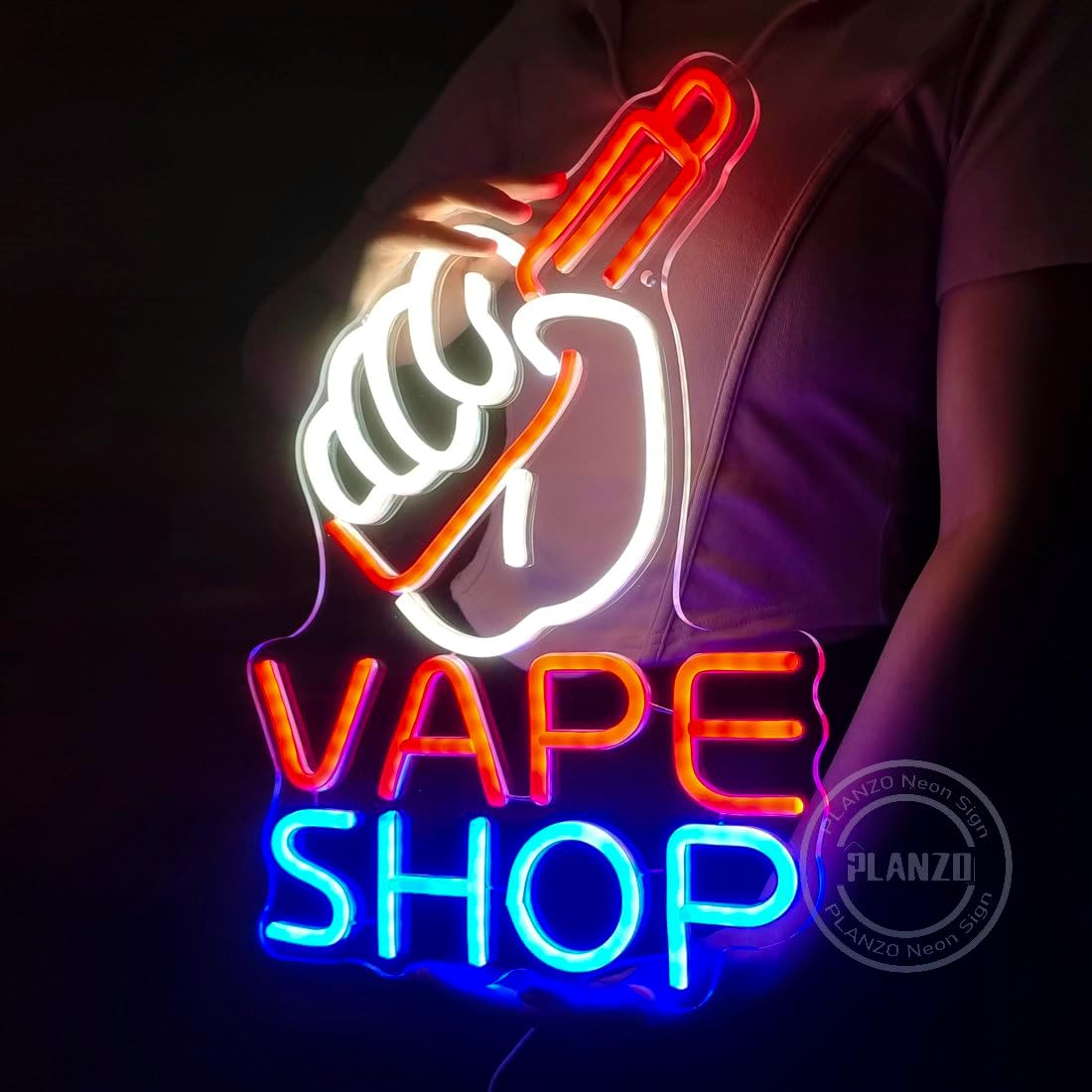 VAPEショップ ネオンサイン 煙草店用 LEDライトアップ - Vaping Store のレビューと価格